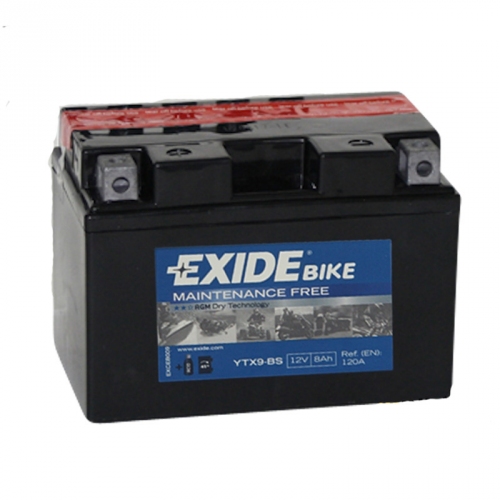 Мото-аккумулятор Exide ETX9-BS 8Ah 120A